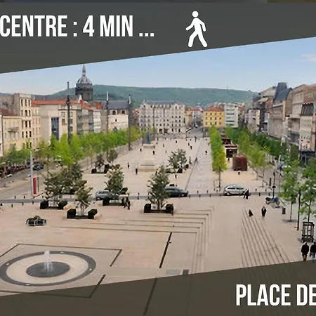 Apartment ※perrier Menthe※ Hyper-centre Et Tranquillite Clermont-Ferrand